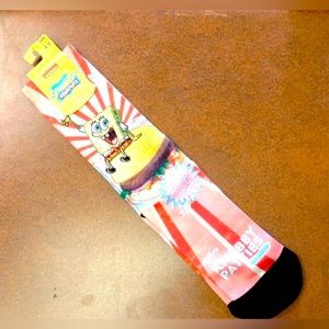 SpongeBob Nickelodeon Krabby Patty TALL Socks